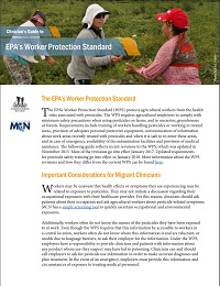 Clinician Guide to EPA Worker Protection Standard