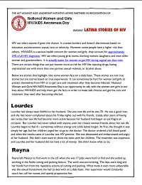 Latina Stories of HIV