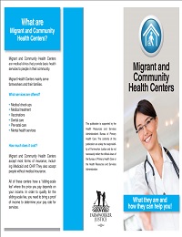 Migrant and Community Health Center Brochure