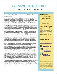 Health Policy Bulletin Winter 2018